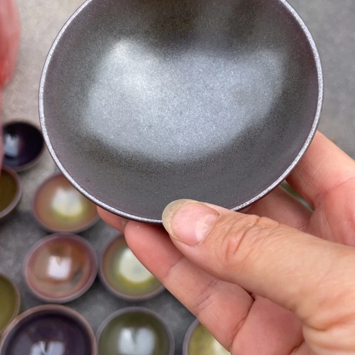 小***孩茶盏建阳建盏微瑕平口