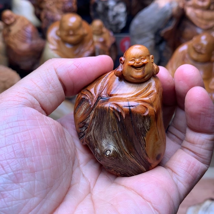 柏木（崖柏）崖柏陈化料手把件