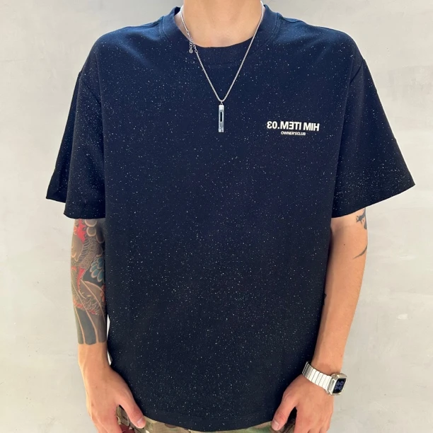 印花短袖夏季冰皮凉感印花T恤时尚机能风