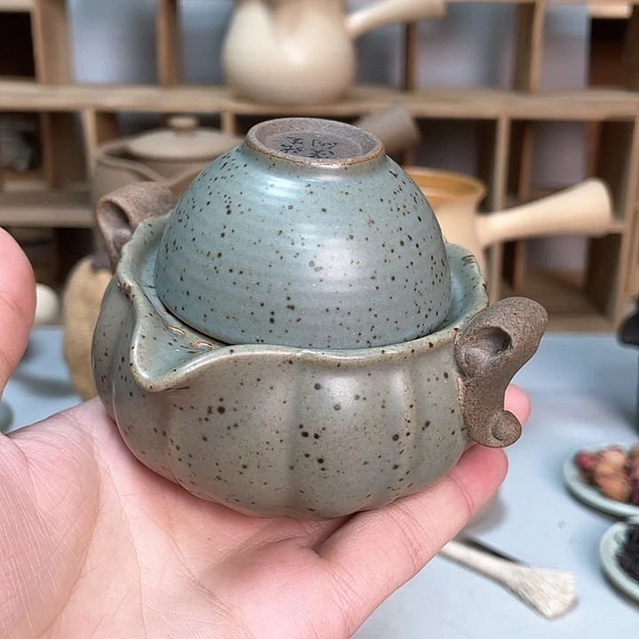 壶老段烧陶瓷茶器！
