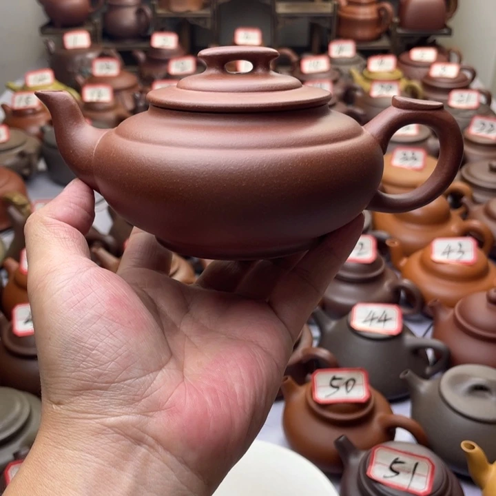 茶壶紫砂宜兴紫砂半手工
