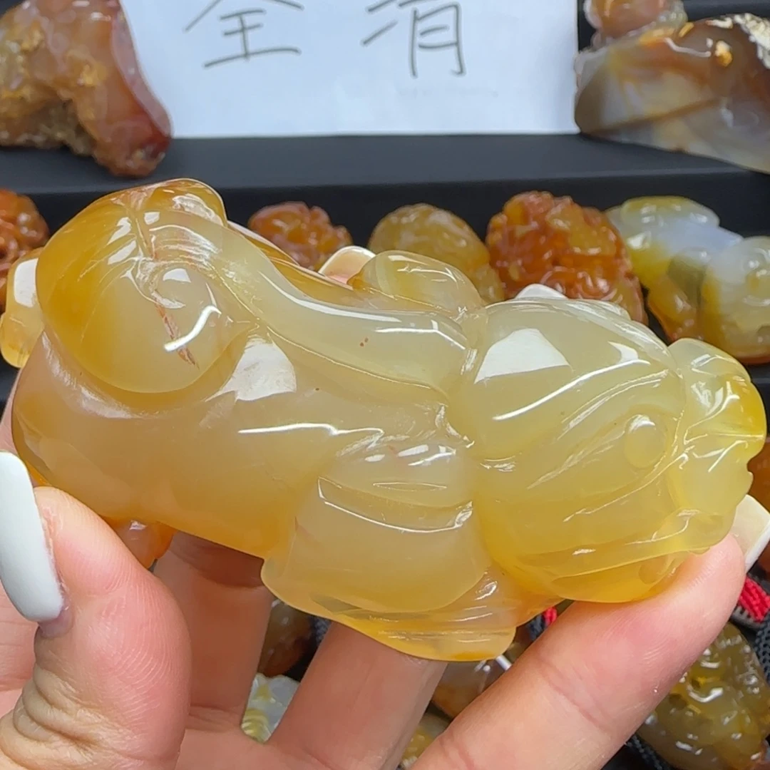 玛瑙/玉髓未镶嵌摆件