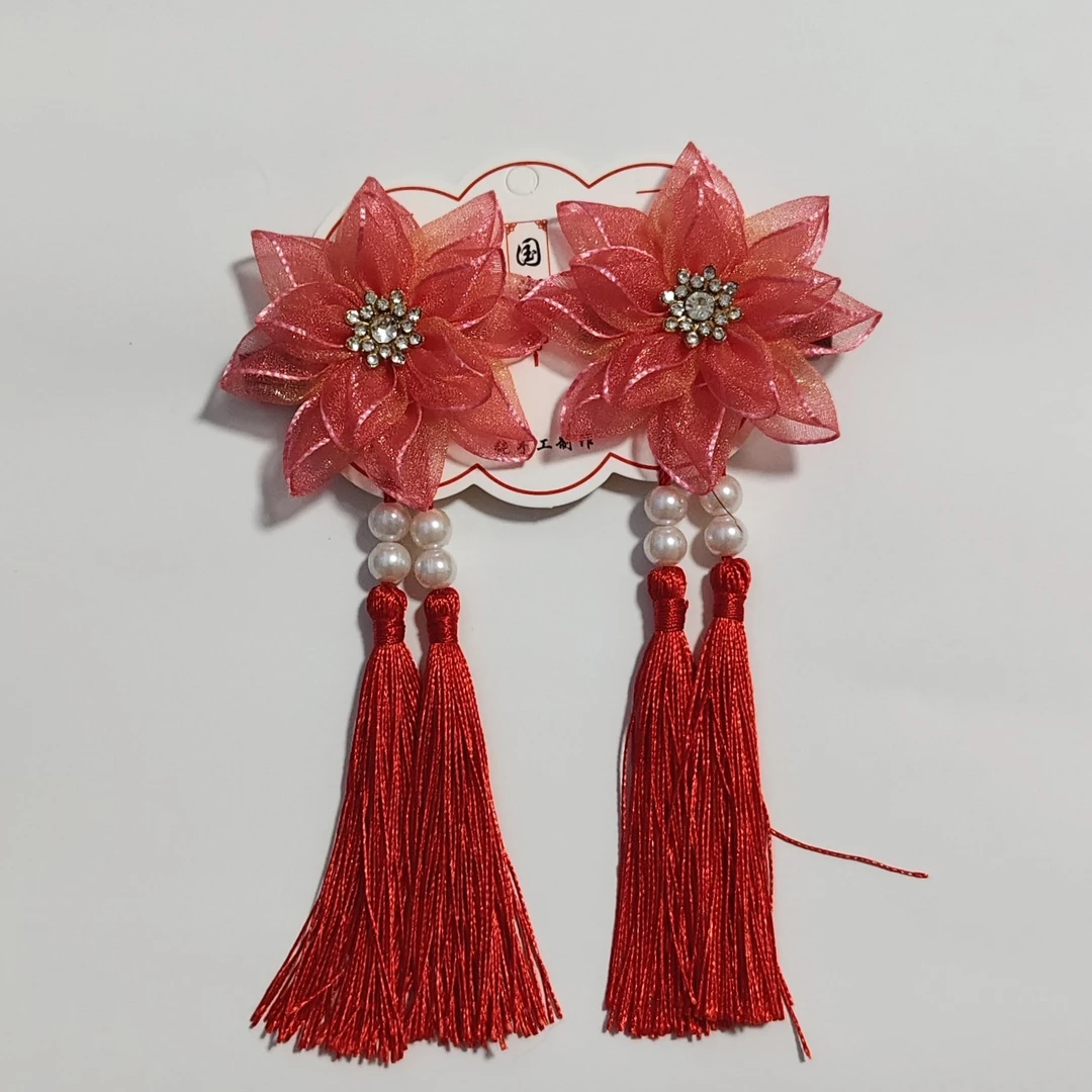 【葡萄手工】diy材料包送小公主走心手工礼物小对夹发夹