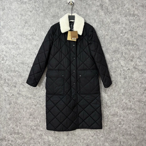 未使用 BURBERRY/博柏利 Burberry黑色中长款棉服