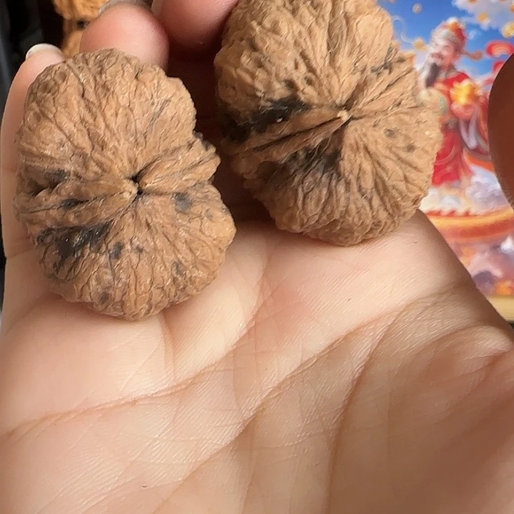 吊坠文玩核桃40眼镜蛙