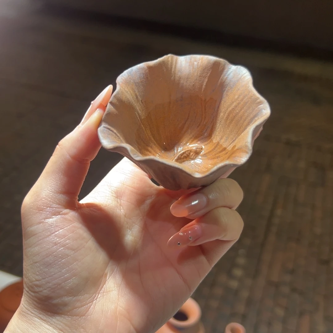 裸烧老岩泥原矿茶具