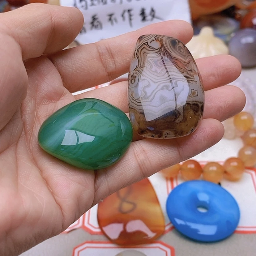 【闪购商品】未镶嵌玛瑙/玉髓珠宝半成品流*者