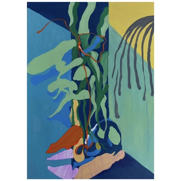 《迷迭幻境》50*70当代观念艺术抽象原作油画作品