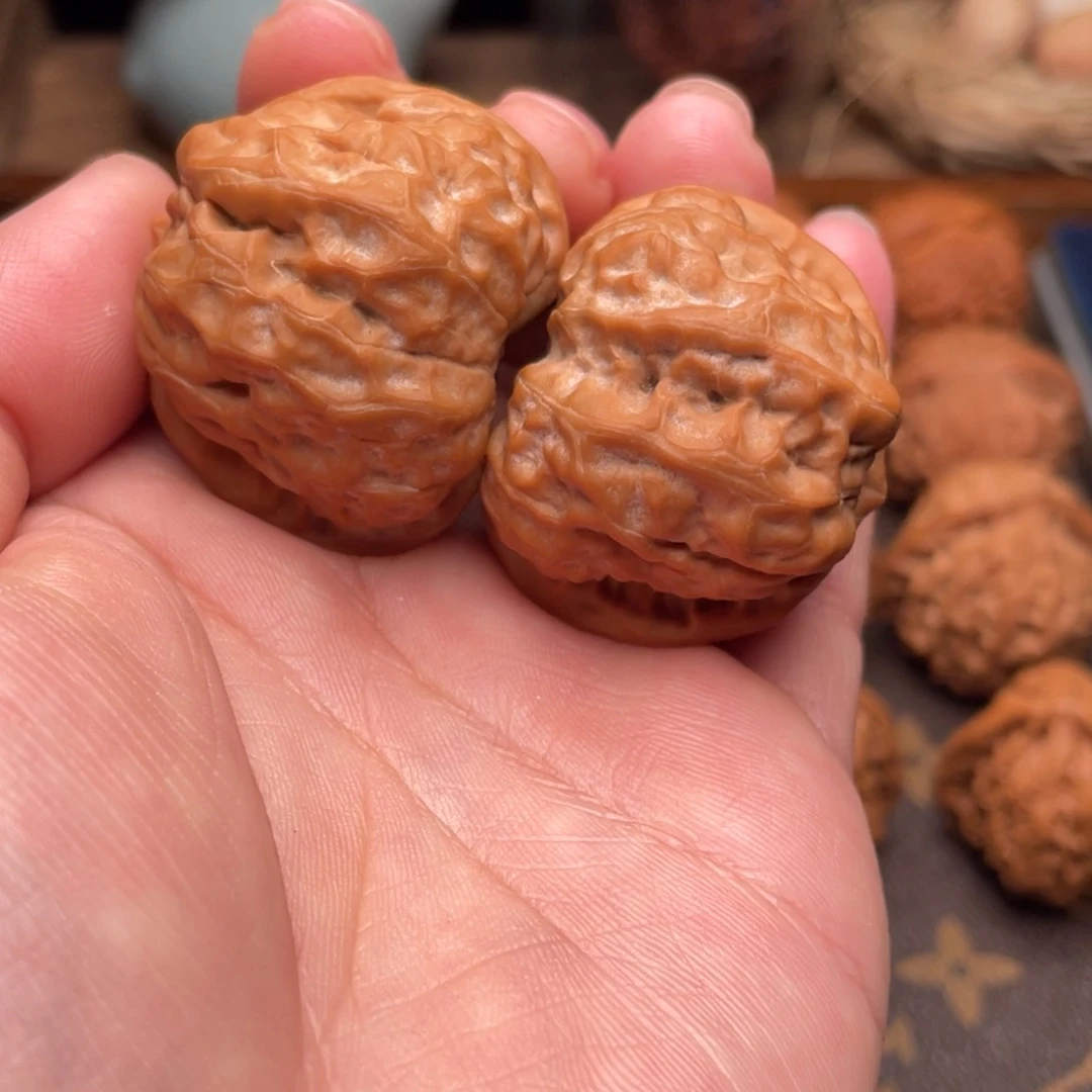 文玩核桃把件G10号38尺蛤蟆头