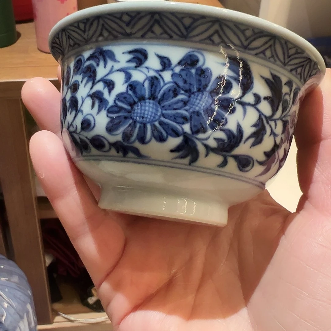 元青拙手原矿青花 釉里红