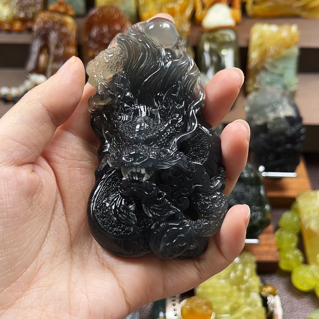 蛇纹石玉颈饰未镶嵌糖****爸