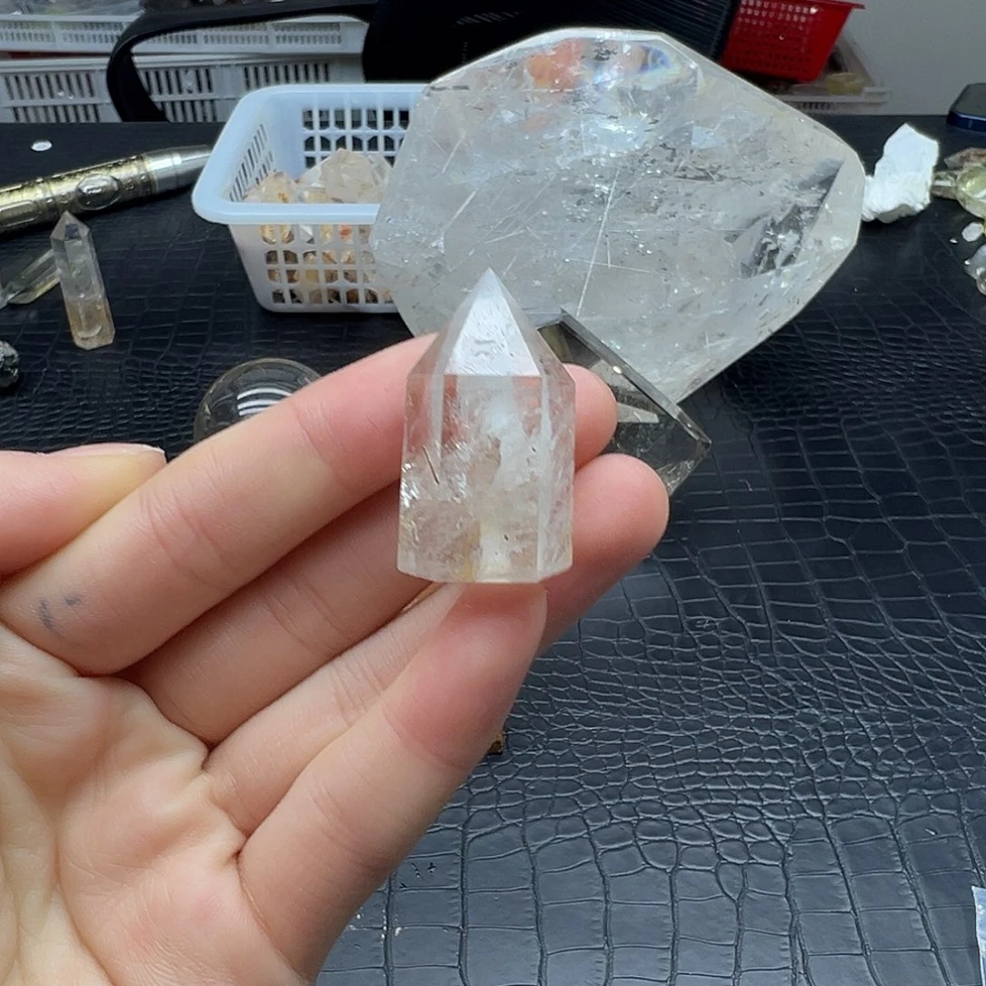 水晶未镶嵌珠宝半成品35水晶