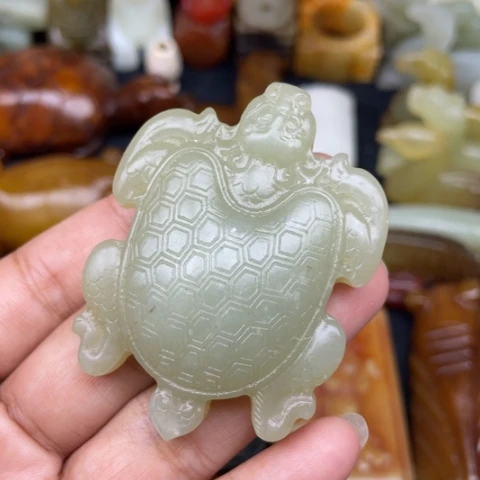 和田玉未镶嵌颈饰27