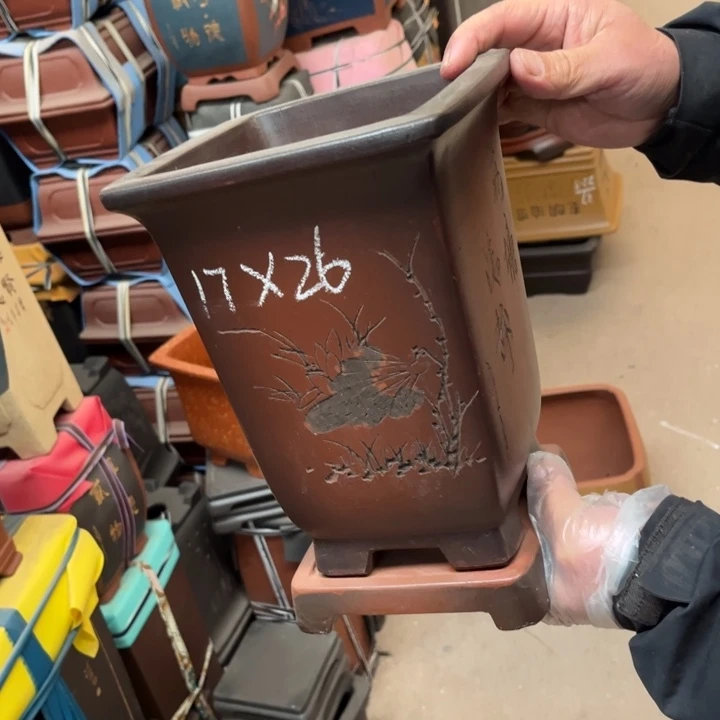 紫砂花盆紫砂花盆