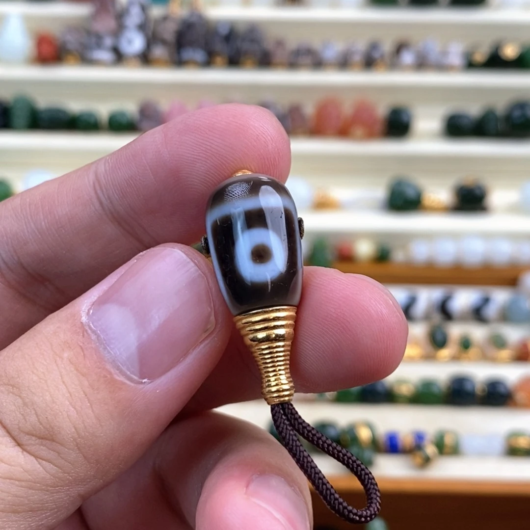 玛瑙/玉髓颈饰18K金镶嵌