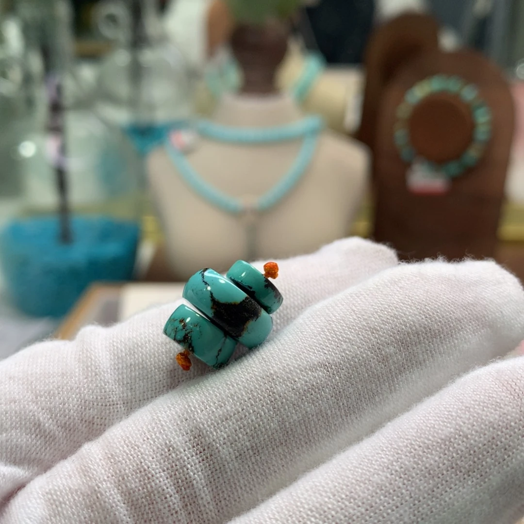 绿松石未镶嵌配饰