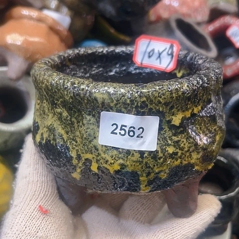 粗陶花盆手工花盆制作