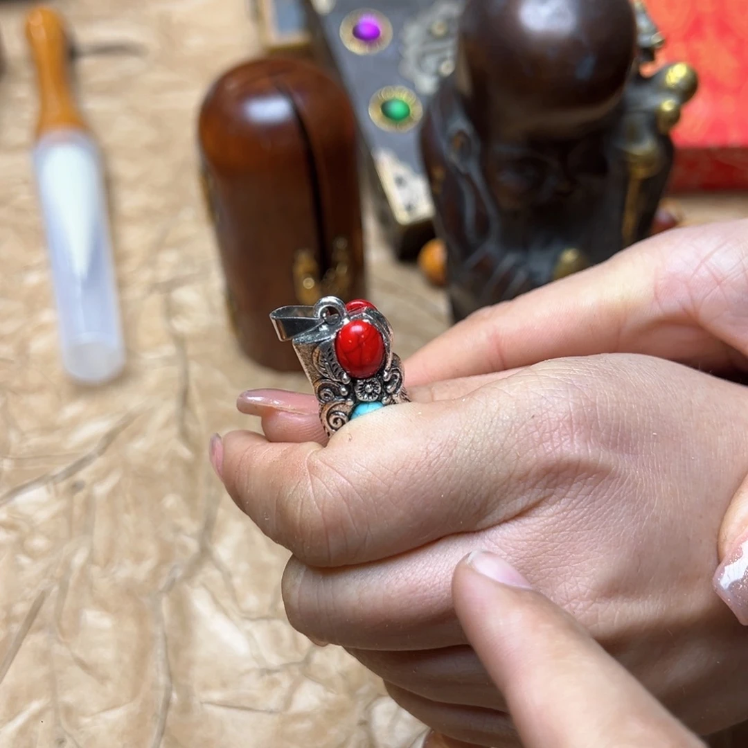 滴血莲花菩提吊坠