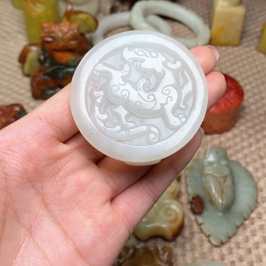 白玉菩提吊坠白玉菩提白玉菩提摆件