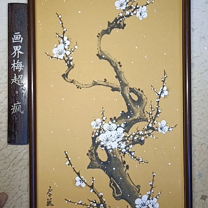用***9绘画精品梅花卡宣作品