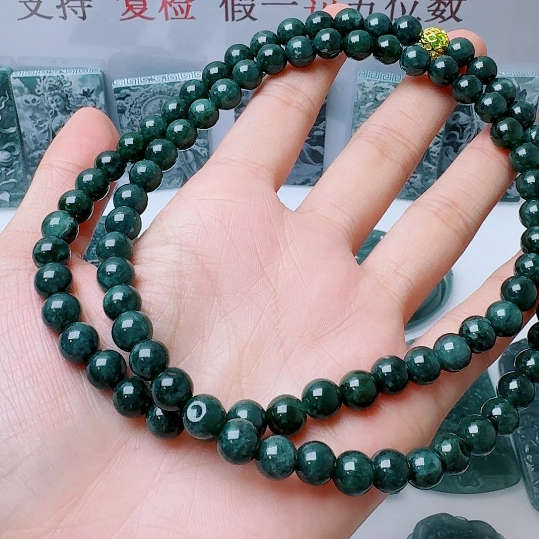 翡翠未镶嵌颈饰111