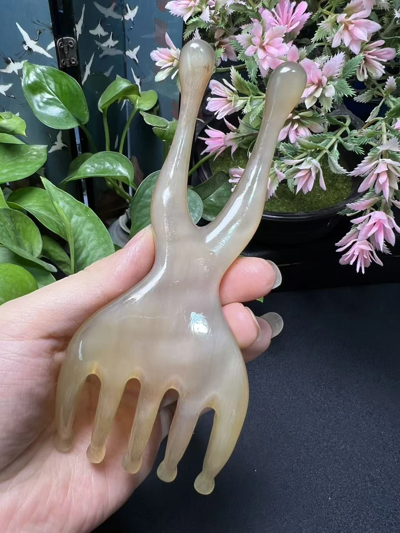 板娘专享 羊角按摩梳 微瑕福利 随机发货 不退不换 -X082