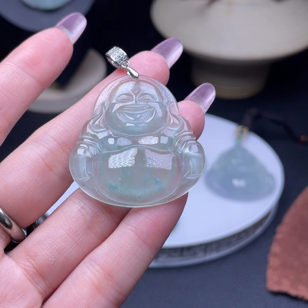 颈饰未镶嵌翡翠吊坠