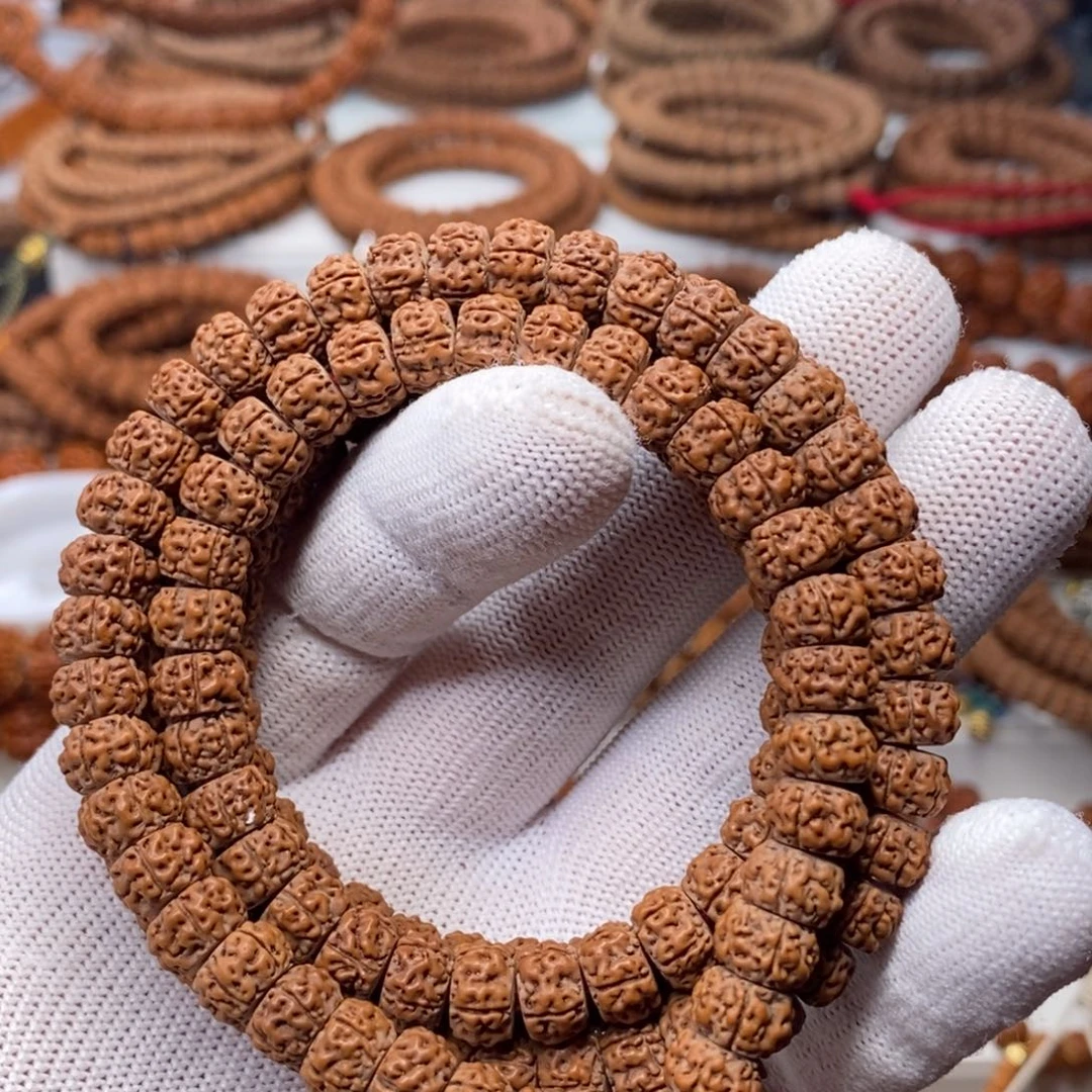 手串金刚菩提五瓣龙切老树王，尺寸9+