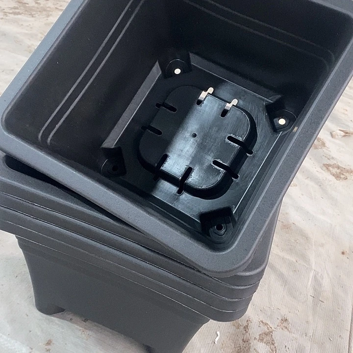 280黑色方盆25公分高18公分3个