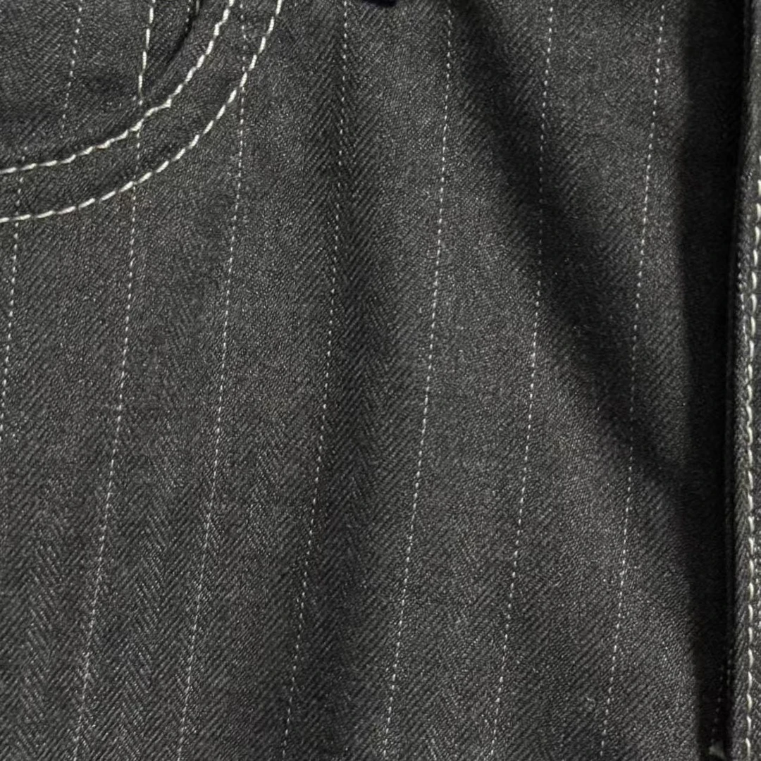 ｛귤 언니｝sa设计师条纹弹力休闲裤