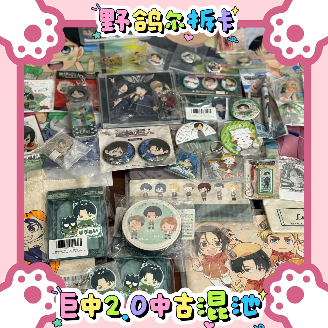 (日谷国现)进击的巨人 中学院 中古混池 盲盒代拆