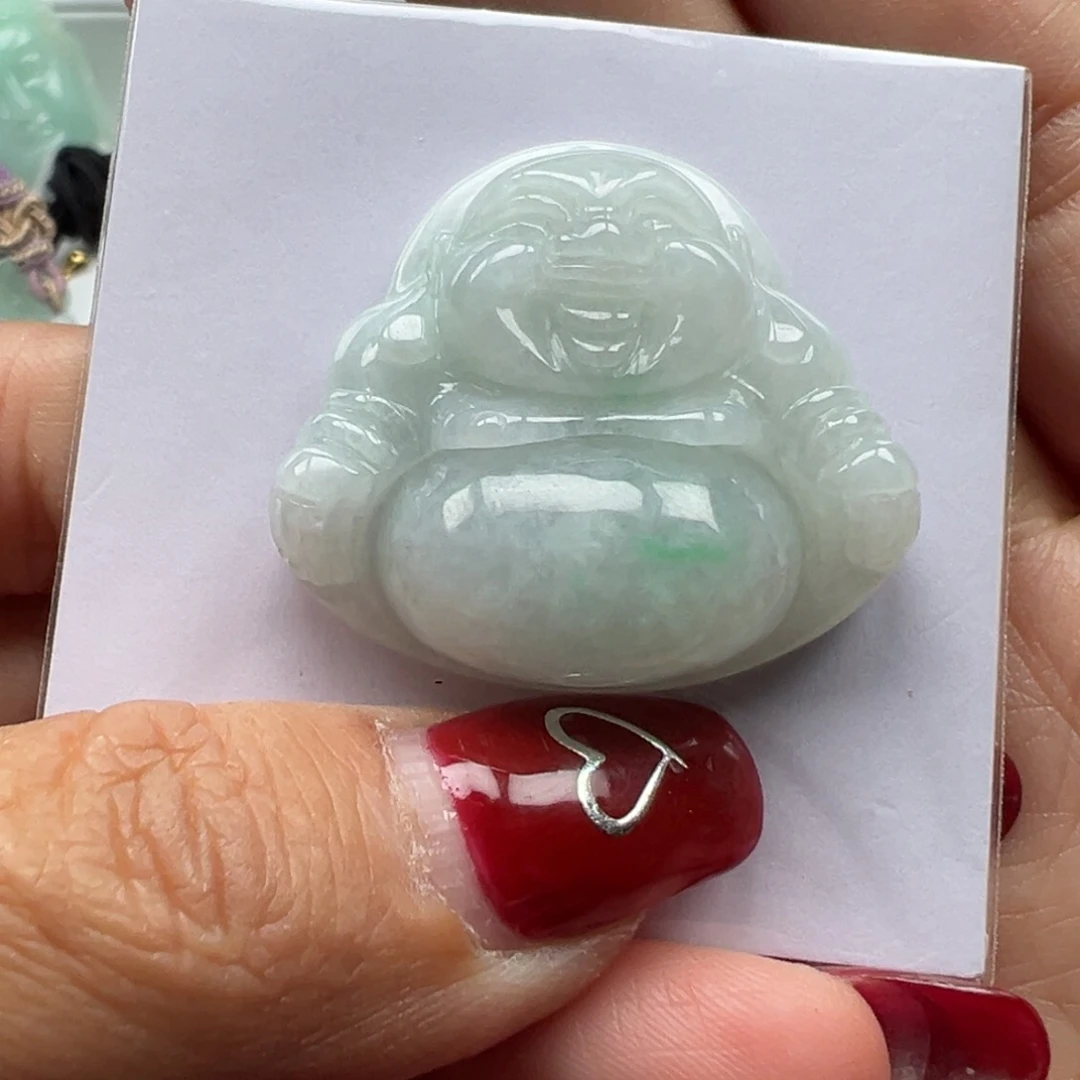 翡翠颈饰未镶嵌32.3×36.5×12