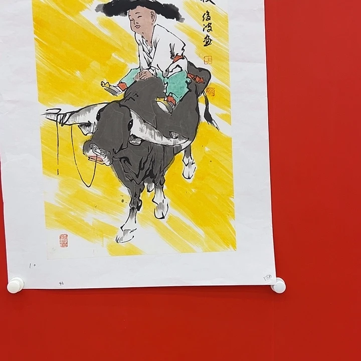 国画张俊波金书中原作！
