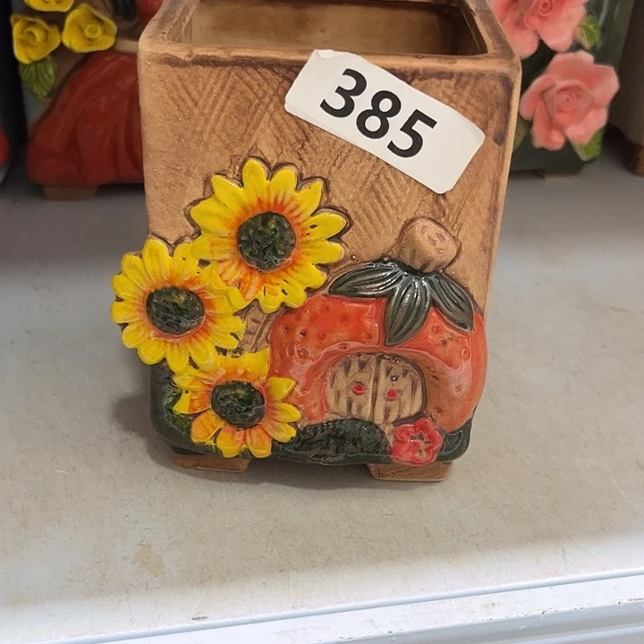 粗陶材质多肉花盆