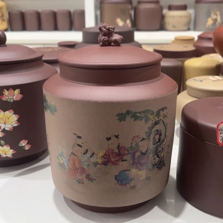紫砂茶叶罐紫砂茶叶罐