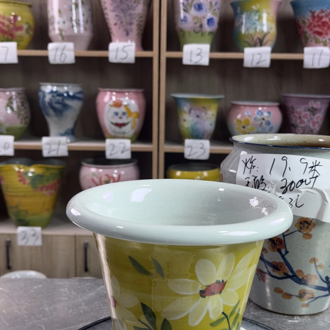 景德镇陶瓷花盆花盆