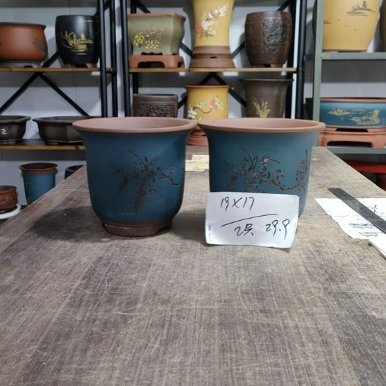 紫砂花盆花盆清仓大处理