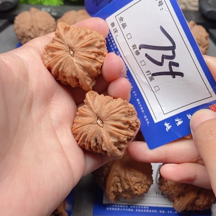 把件桃核38.5全品磨盘734号牌