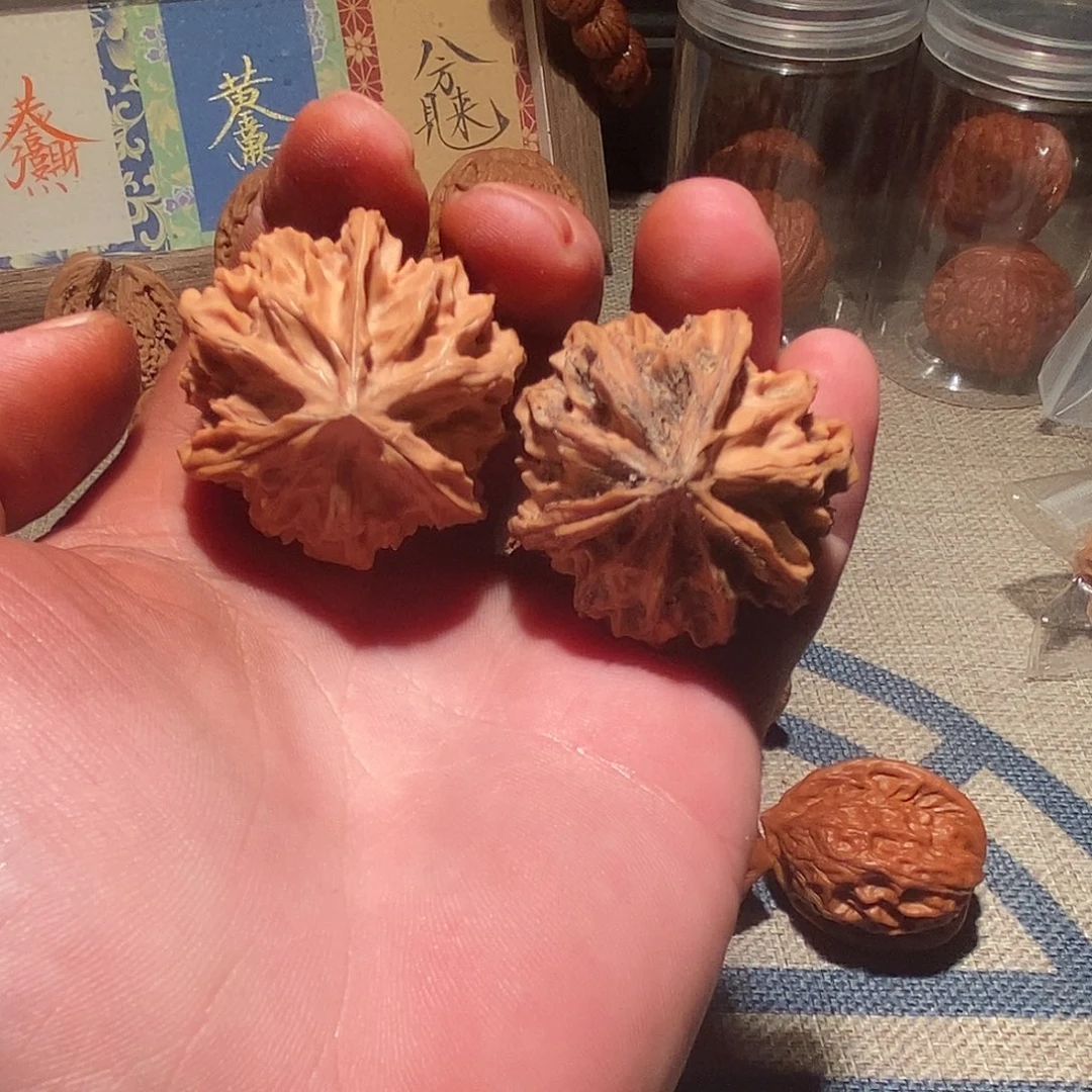 愿***意把件文玩核桃岐山