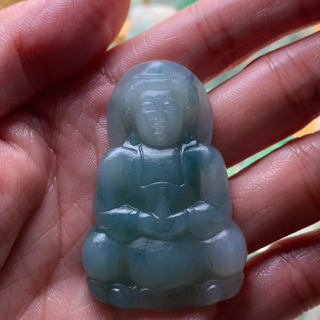 定制翡翠未镶嵌观音