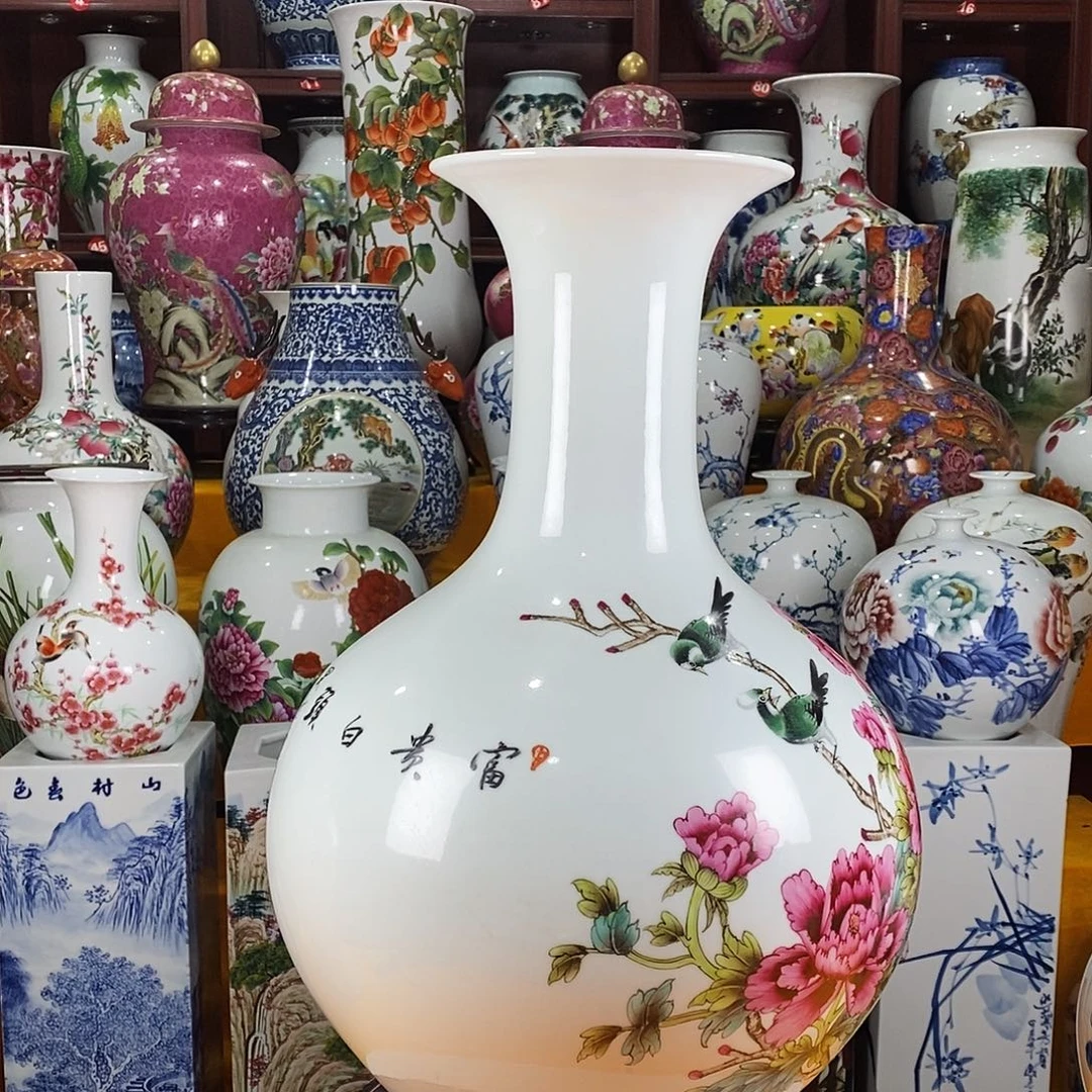 Y***哥陶摆件景德镇陶瓷赏瓶