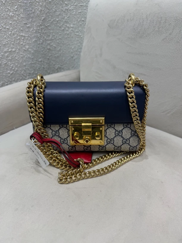 99新 GUCCI/古驰 padlock单肩斜挎包