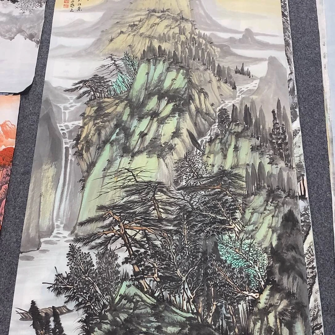 国画纯手绘画123445