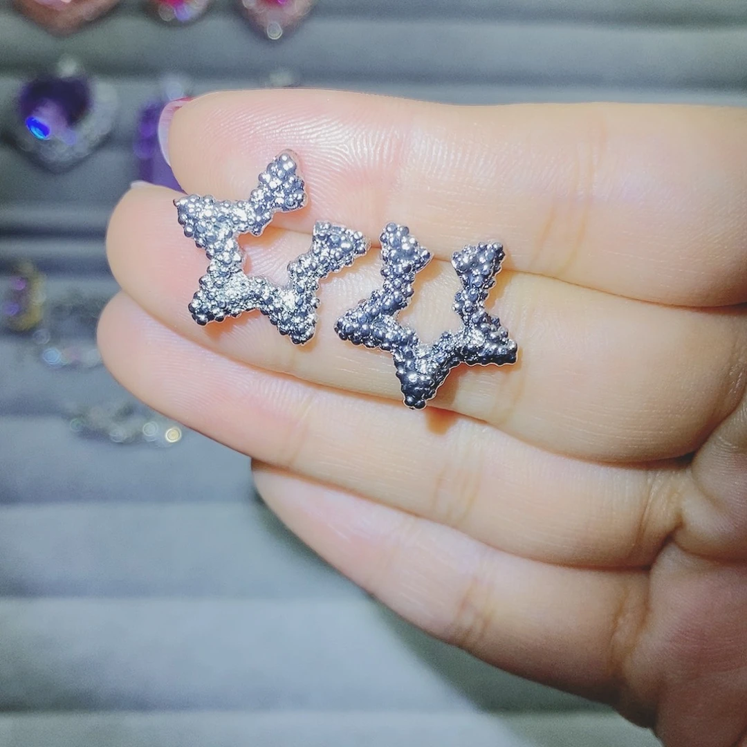 【闪购商品】托帕石耳饰银S925镶嵌