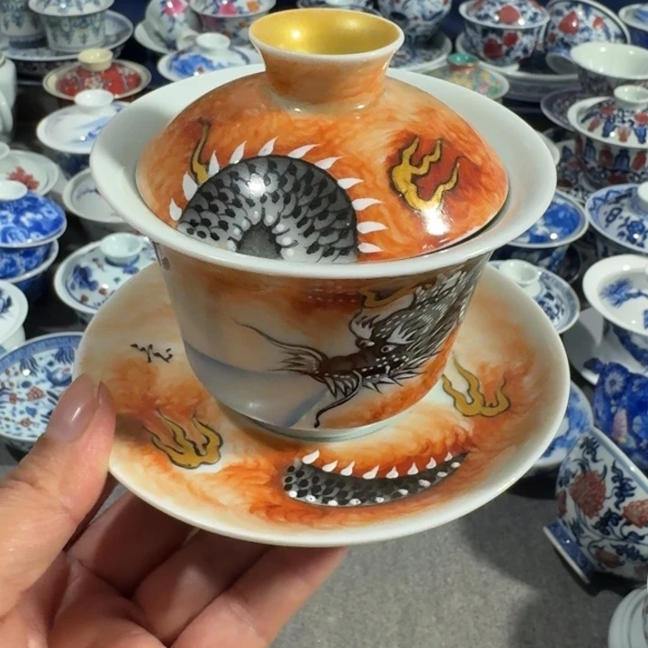 景德镇手工手绘杯