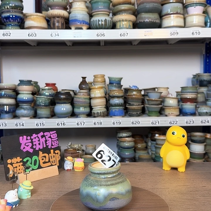 景德镇手工陶瓷盆 口5
