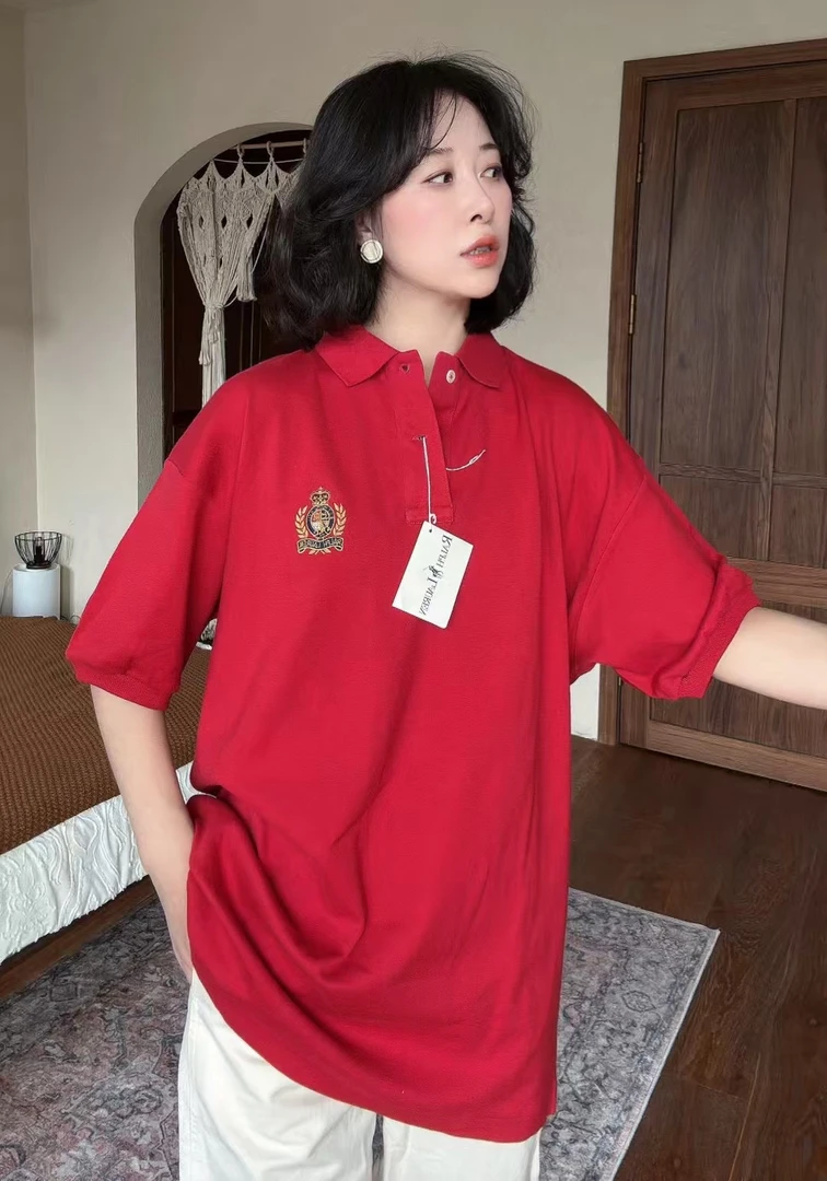 95新 maje 拉夫/红色徽章短袖（保存品）