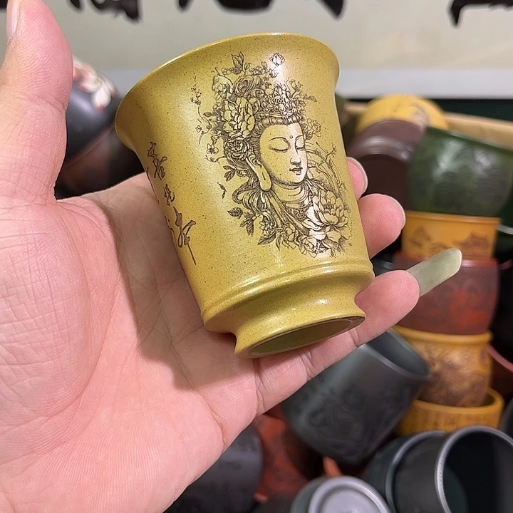 茶杯紫砂全手工紫砂主人杯