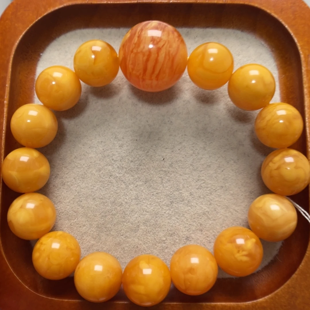 蜜蜡未镶嵌手串蜜蜡