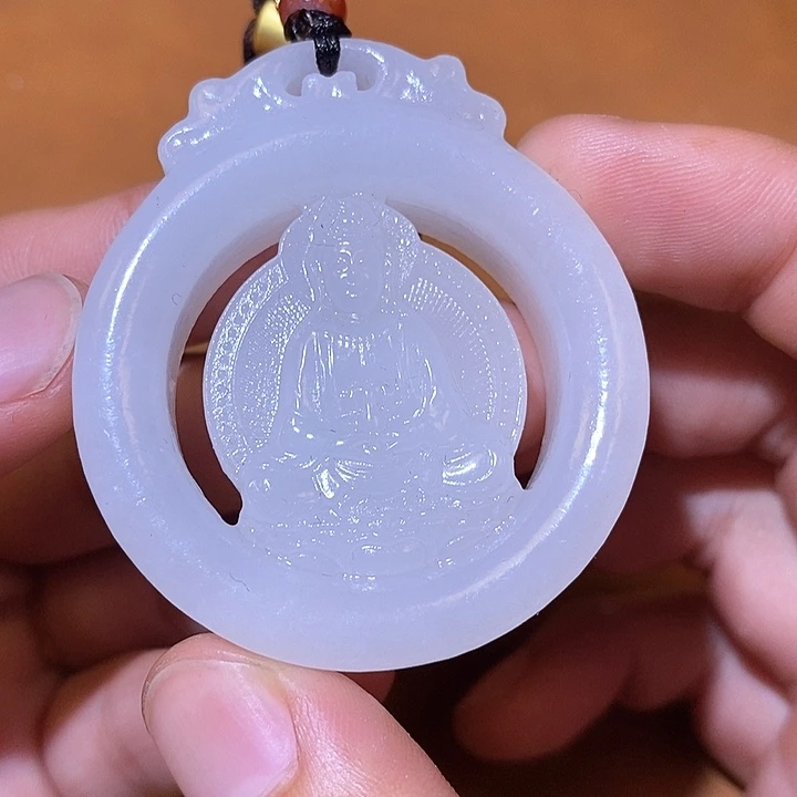 和田玉未镶嵌颈饰L8